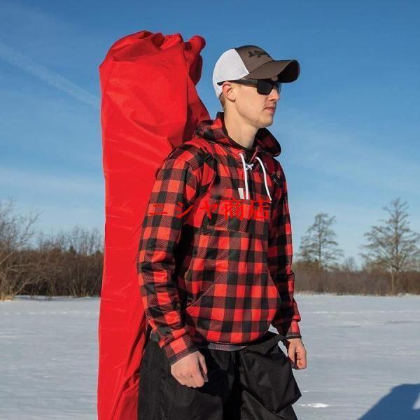 2ポップアップ ポータブル アイスシェルター 2人用 断熱 構造 テント 屋外 キャンプ 釣り 登山 遠足 レジャー 運動 メンテナンス ツール 消耗品 備え 仕上げ_1