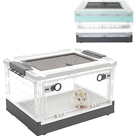 爬虫類、小動物 ケージ 爬虫類 ケージ 折りたたみ 透明 小動物 飼育ケース 特大 トカゲ 昆虫