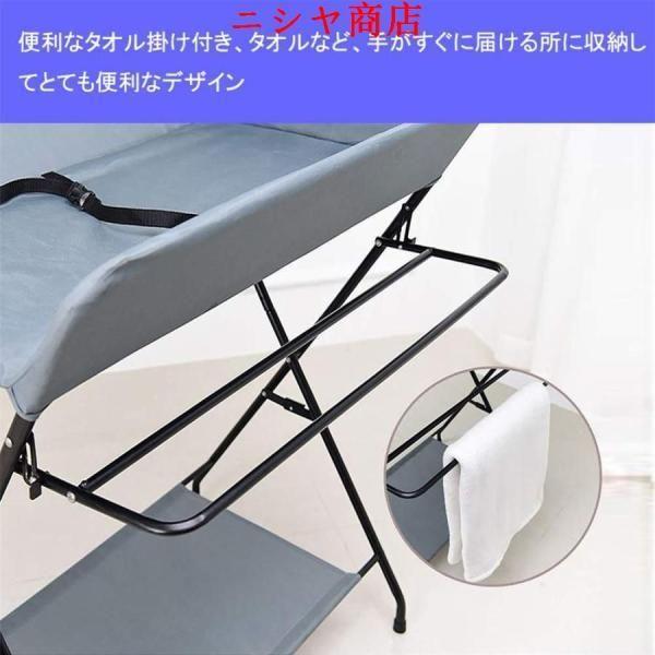 おむつ交換台 折りたたみ ベビーケア ステーション 新生児 バスマッサージ おむつテーブル ポータブル 出産祝い ギフト 育児 サポート 介護_2