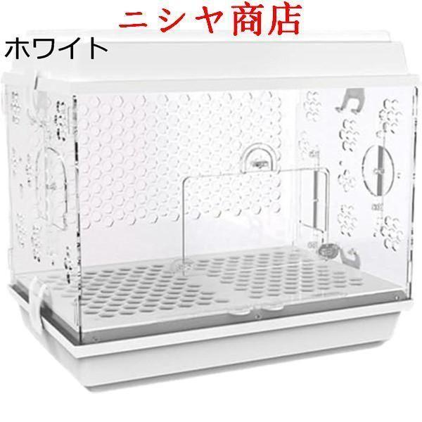 鳥かご 鳥ケージ 大型 豪華セット 透明アクリル 鳥籠 大きいケージ バードケージ インコ ケージ オウムケージ お掃除簡単 自動給餌器_14