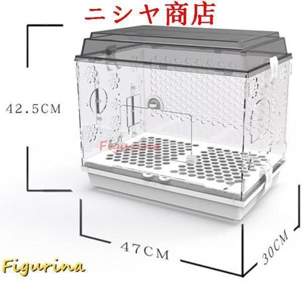 鳥かご 鳥ケージ 大型 豪華セット 透明アクリル 鳥籠 大きいケージ バードケージ インコ ケージ オウムケージ お掃除簡単 自動給餌器_17