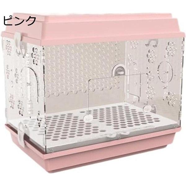 鳥かご 鳥ケージ 大型 豪華セット 透明アクリル 鳥籠 大きいケージ バードケージ インコ ケージ オウムケージ お掃除簡単 自動給餌器_5