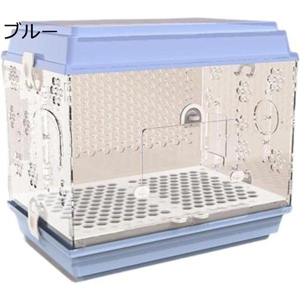 鳥かご 鳥ケージ 大型 豪華セット 透明アクリル 鳥籠 大きいケージ バードケージ インコ ケージ オウムケージ お掃除簡単 自動給餌器_6
