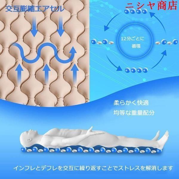 床ずれ防止マット 交互圧力パッド 褥瘡 マットレス 電動ポンプ付 褥瘡