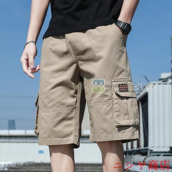 ハーフパンツ カーゴパンツ メンズ 迷彩柄 短パン 大きいサイズ