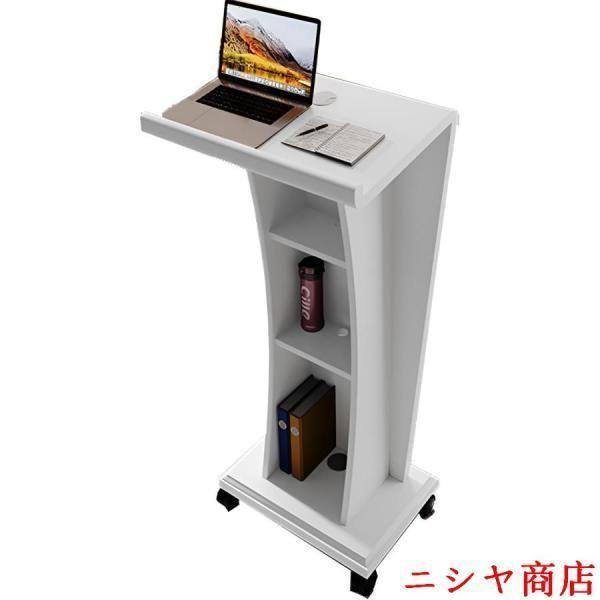 司会者台 演説台 53x33x114cm 無垢材 完成品 演台 講演 プレゼンテーション 司会者 机 オフィス 会議 結婚式 講演台 演台 ポストフ