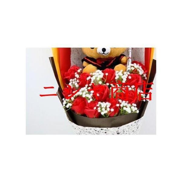 ベア束 アニマル ぬいぐるみ ギフト プレゼント ベア ブーケ 結婚式 記念日 誕生日 成人礼 出産祝い プロポーズ お祝い 花束 贈り物 発表会_8