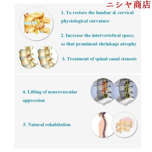 ベッド用腰椎牽引装置 - 背骨伸張ストレッチャー 腰椎症を緩和する