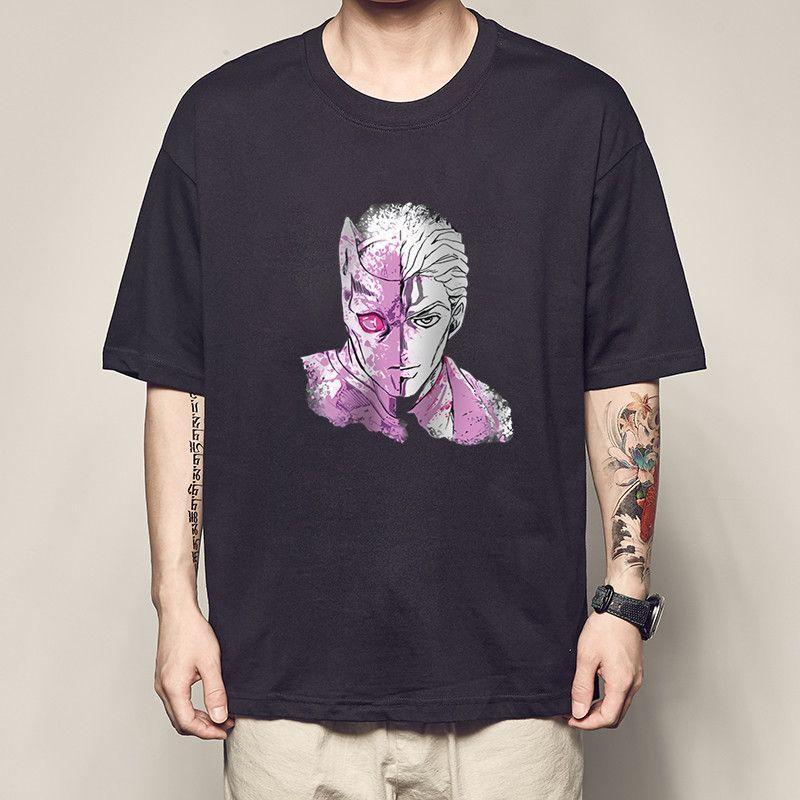 ジョジョの奇妙な冒険 tシャツ 半袖 キラークイーン 岸辺露伴 ジョジョの奇妙な冒険 tシャツ 半袖 キラークイーン 岸辺露伴