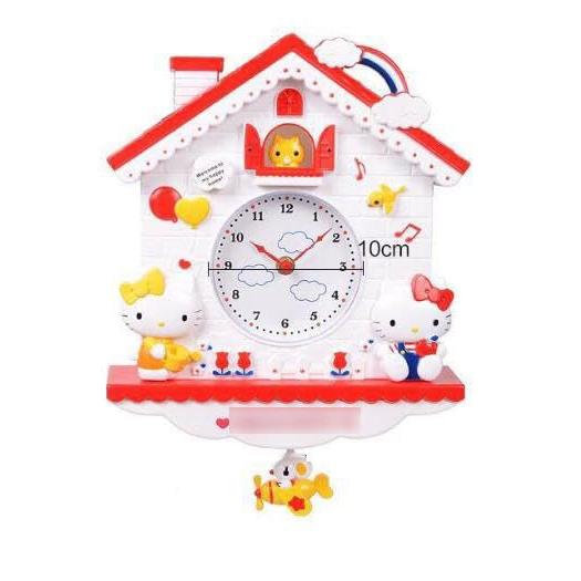 シナモロール 掛け時計 クロミ マイメロ クオーツ時計 子供 目覚まし