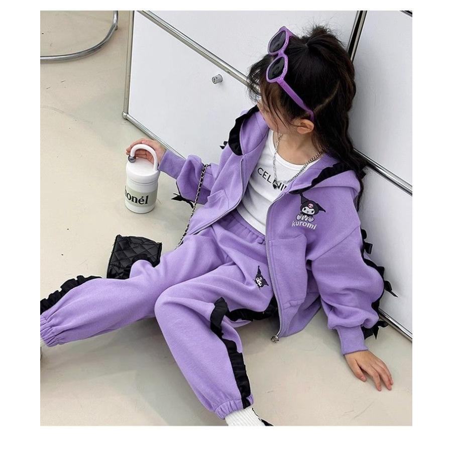 クロミ ちゃん 子供 パーカー 上下セット ジャケット コート
