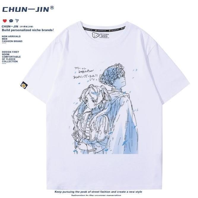 葬送のフリーレン Tシャツ 半袖 ヒンメル フリーレン フェルン 葬送のフリーレン Tシャツ 半袖 ヒンメル フリーレン フェルン