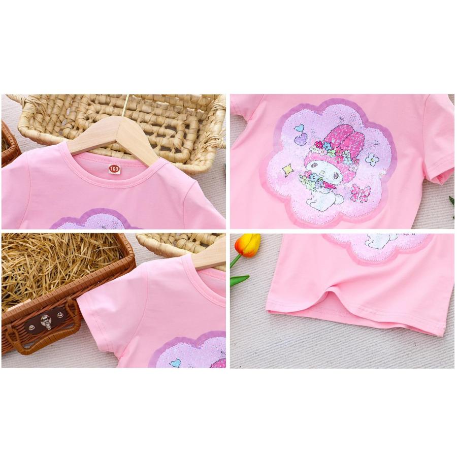 クロミ/マイメロディ シナモンtシャツ キッズ 長袖 子供服