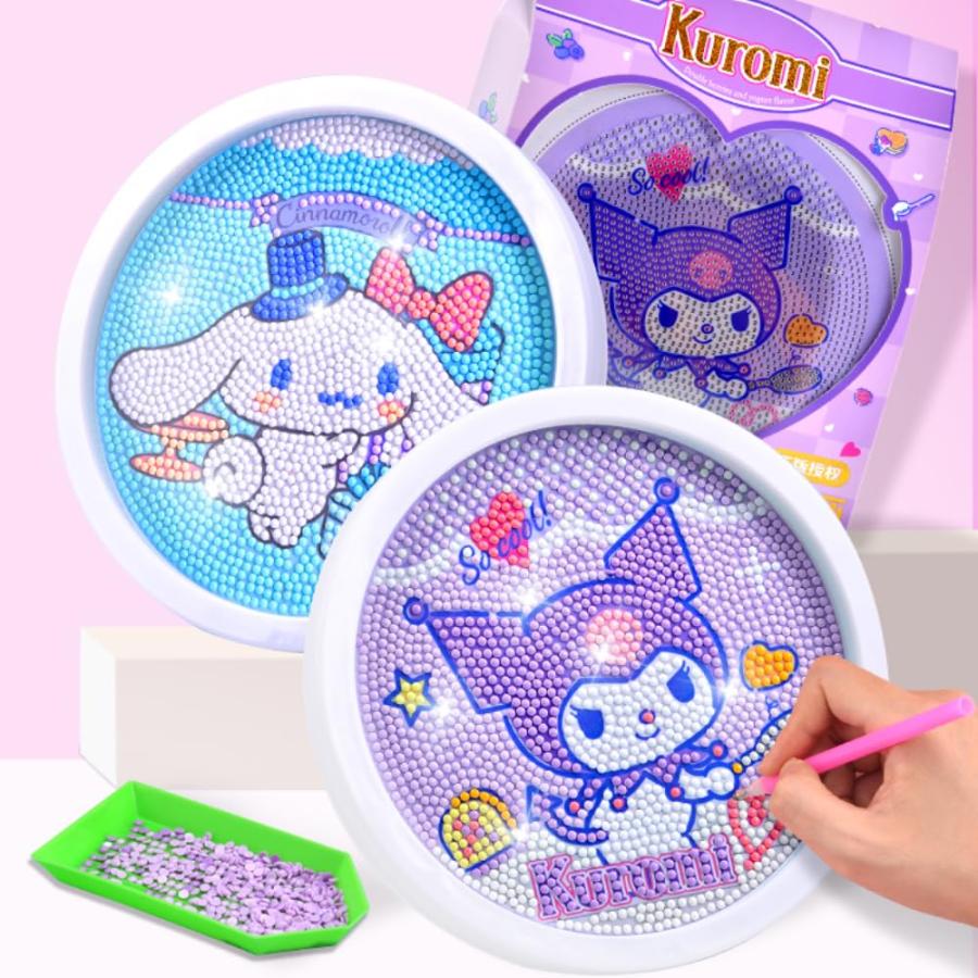 ダイヤモンドアートキット クロミちゃん マイメロ シナモン プリン ビーズアート ダイアモンドアート DIYダイヤモンドペインティング 手芸キット 初心者 の商品画像