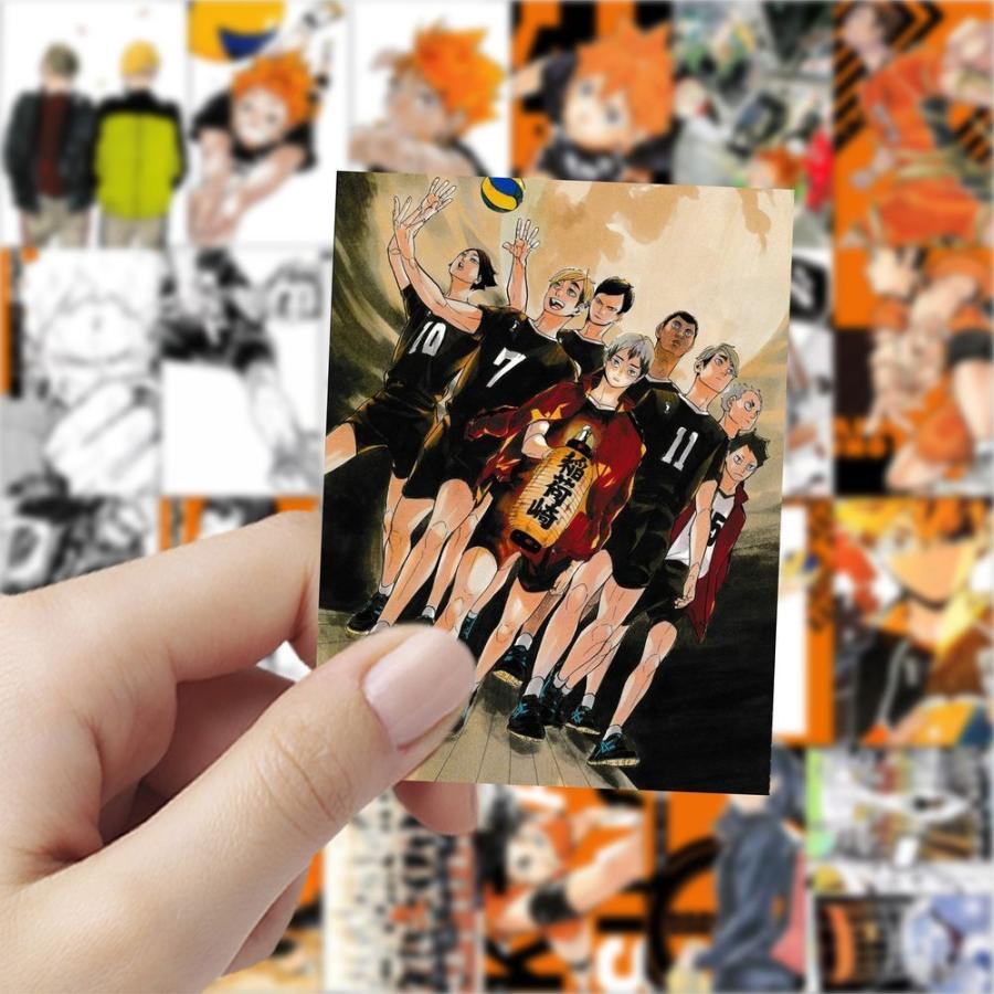 ハイキュー!! グッズ ステッカー 108枚 入り 漫画原稿 風 シール