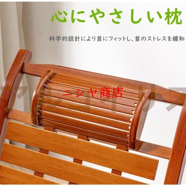 昼休み用のパイプ椅子 ロッキングチェア木製ロッキングチェア レジャー椅子 バルコニー椅子 多機能ロッキ 折りたたみ式リクライニングチェア_7