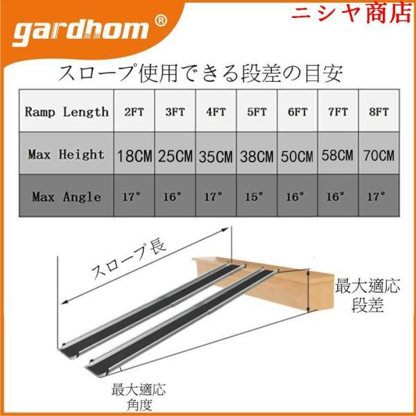 スロープ 車椅子 伸縮 74.5-122CM スライド 荷重272KG 玄関 階段 段差