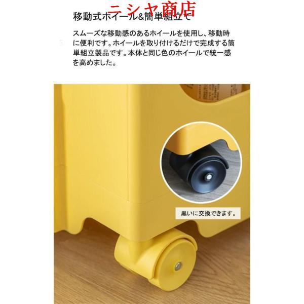 ワゴン 引き出しを動かす サイドテーブル 収納ラック キャスター付き モダン オフィス サイト収納 おしゃれ デザイナーズ ワゴン キッチン スリム 3段