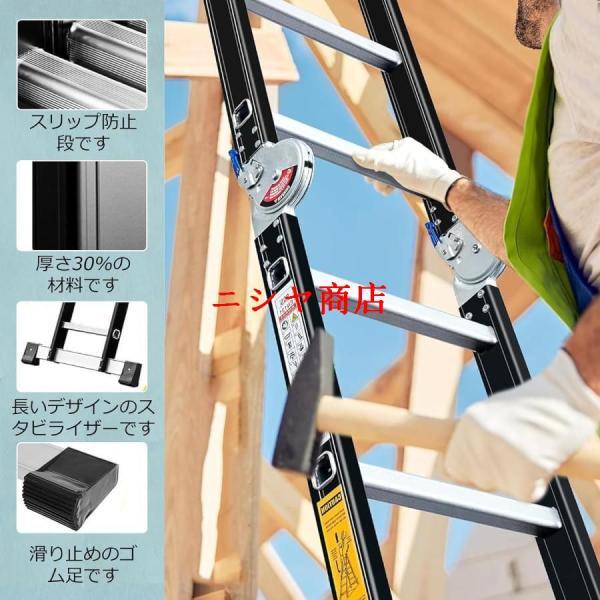 多機能はしご 多関節脚立 はしご兼用脚立 伸縮はしご 足場 作業台 