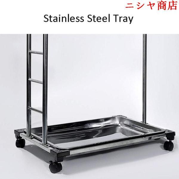 ペットバードケージステンレススチールオウムバードケージスタンド大型バードスタンド生息地バードハウスバードスタンド4輪バードケージ A_2