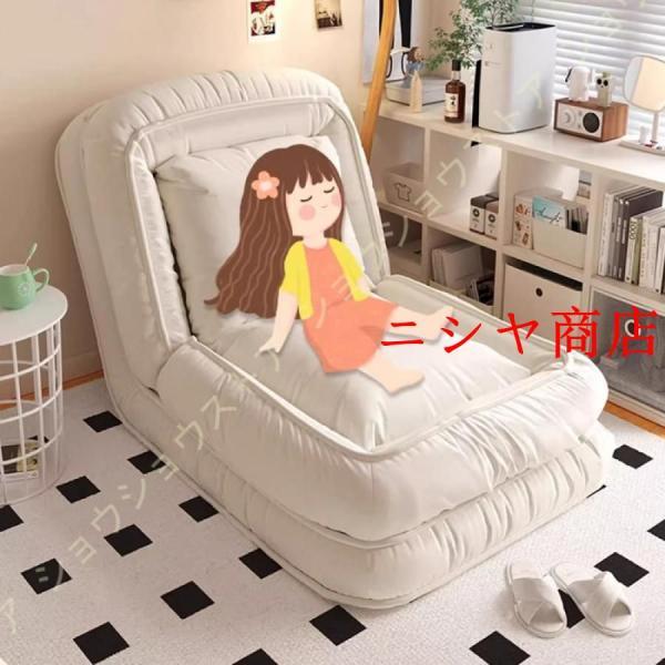 折り畳み式ソファベッド 室内用長椅子 背もたれサポート付き ラウンジソファ 大人用 可愛い 調整可能 折りたたみ式 ゲーム用椅子 ハイバック ソファ モダン_27