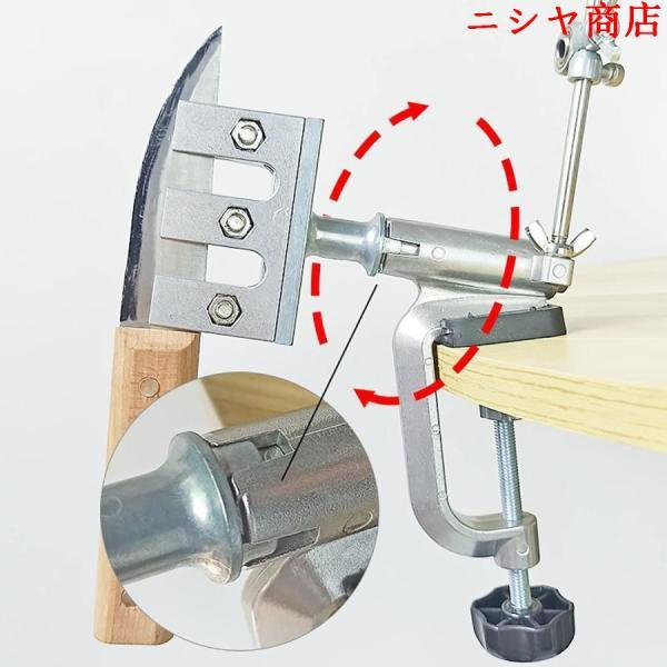 固定角研ぎ器 包丁研ぎ器 4種類の砥石付き 研ぎ角度調整可能 厨房?飲食店向け_3