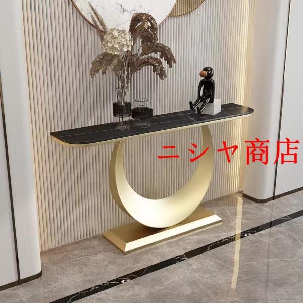 高級サイドテーブル コンソールテーブル 玄関テーブル 花台 電話台 アンティーク調デザイン_8