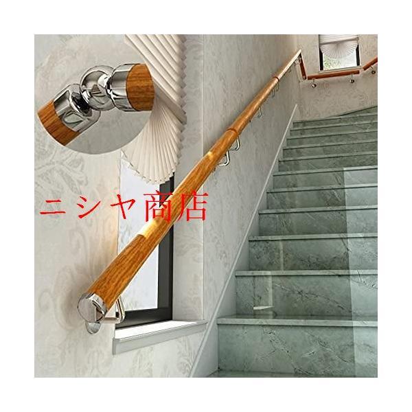 手すり 木製の階段の手すり1m / 2m 3m 4m 5m 6mの長さ、非滑り壁の