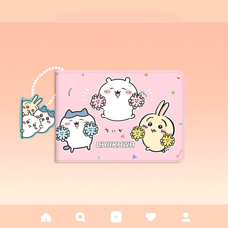 ちいかわ カードケース パスケース 定期入れ ハチワレ うぎぎ 薄型 IC
