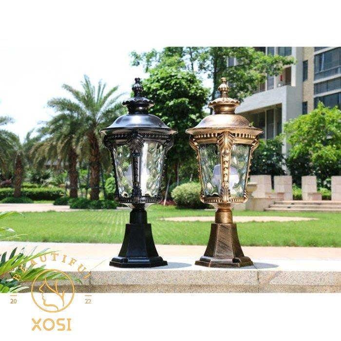 門柱灯門灯屋外照明照明器具エクステリア玄関照明柱上付け照明庭園灯エントランス外灯レトロ防水スタンドライトガーデンライトアンティーク風