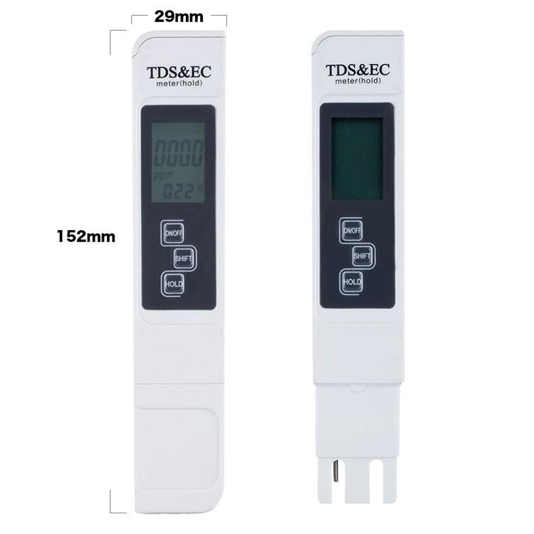 TDS＆ECメーターデジタル測定器 飲料水 プール 水族館 漁業などの水質測定に 肥料濃度 水耕栽培 水温チェック 安全確認 HOP-TDS10｜hopestar2018｜03