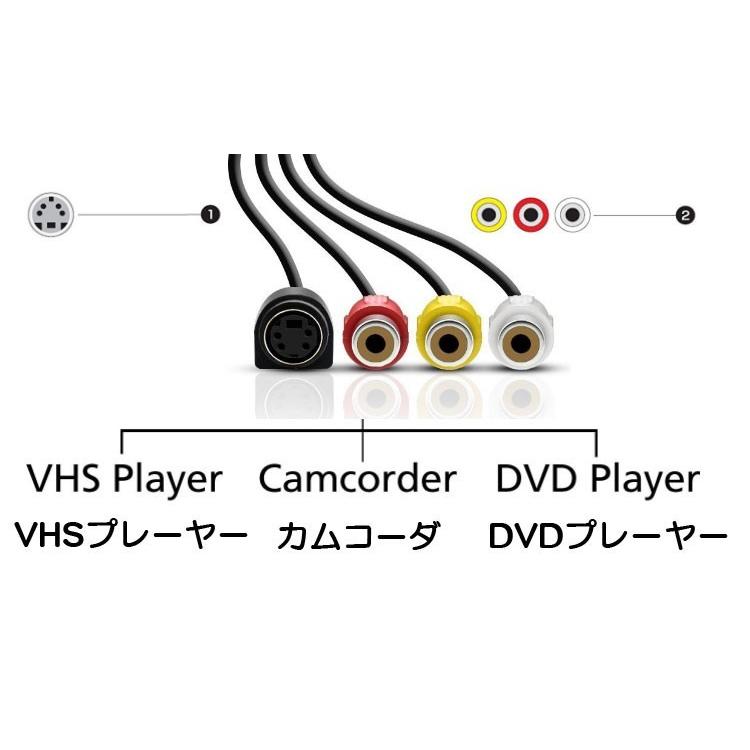 ビデオテープをDVDに簡単保存!USBキャプチャー ビデオ/VHS 8MM DVD ダビング パソコン取り込み ビデオキャプチャー HOP-VC200｜hopestar2018｜05