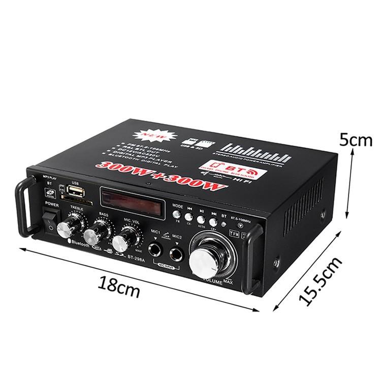 大出力パワーアンプ新品！最大5ch3600w出力可能！ デジタルアンプ オーディオアンプ 最大出力600W(300W+300W) ハイパワー