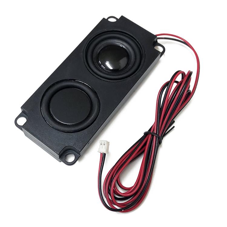 SLPULPHiro ミニスピーカーユニット 4Ω5W ダブルダイヤフラム フルレンジスピーカー パッシブスピーカー 広音域 小型薄型設計