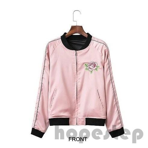 レディース ファッション スカジャン アウター 刺しゅう入り 薔薇 長袖 ジャケット かわいい キュート 大人カジュアル 外出 旅行 デート お出かけ Hop Epv0fqs5 Hope Step 通販 Yahoo ショッピング