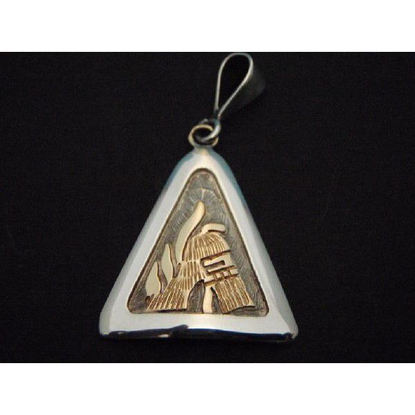 ホピ ペンダント Watson Honanie ロングヘアーカチナの画像
