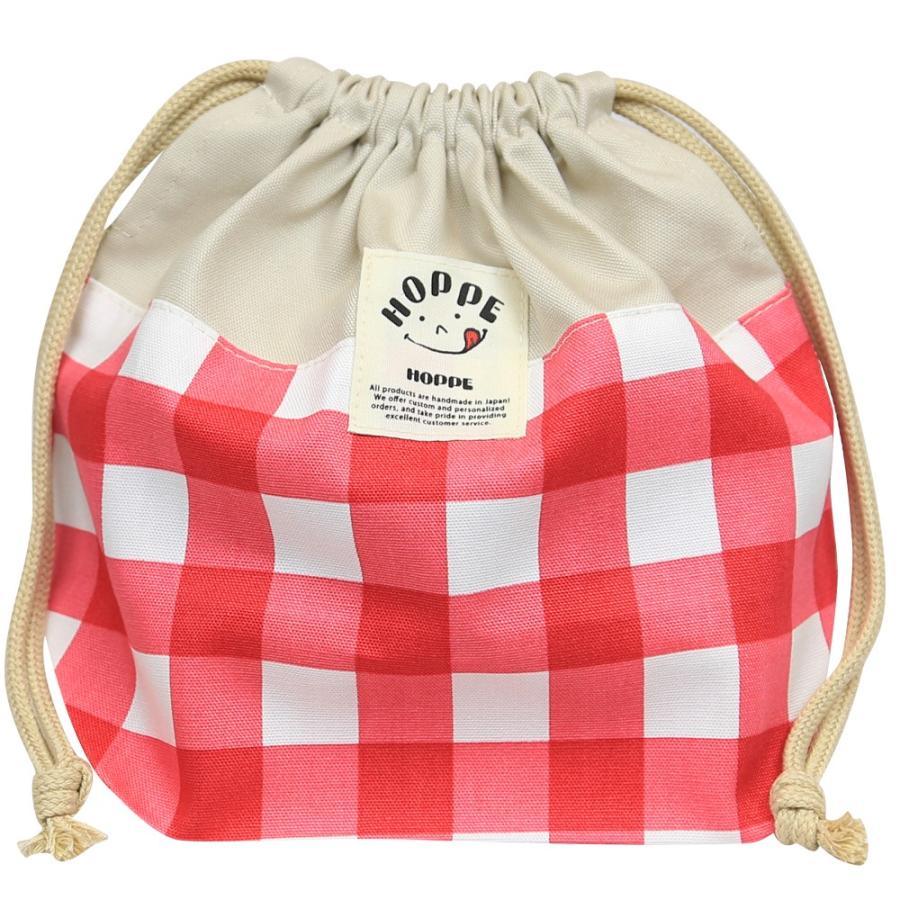 最安挑戦 レッドチェック 巾着 M Hoppe ホッペ 日本製 手作り 入園入学準備 入園入学グッズ 通園通学 お弁当箱入れ ランチ巾着 巾着袋 巾着中 キッズ 男の子 女の子 Supplystudies Com