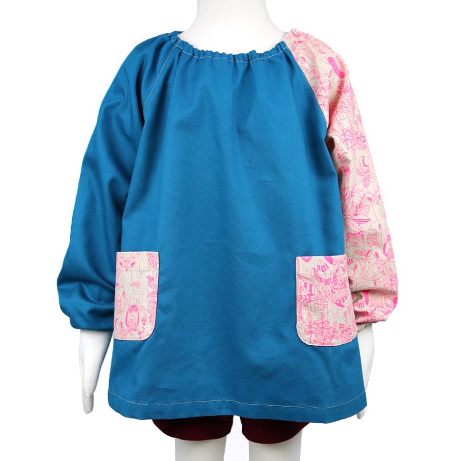 森のおはなし 蛍光ピンクスモック 110cm オールハンドメイド 安心の日本製 Hoppe ホッペ 日本製 手作り 入園入学準備 入園入学グッズ 子供用スモック キ Sm Hoppe 通販 Yahoo ショッピング