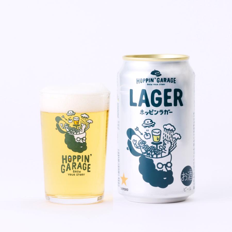 クラフトビール 1種24本 サッポロ ホッピンガレージ ホッピンラガー 350ml×24本　ケース｜hoppin-garage｜05