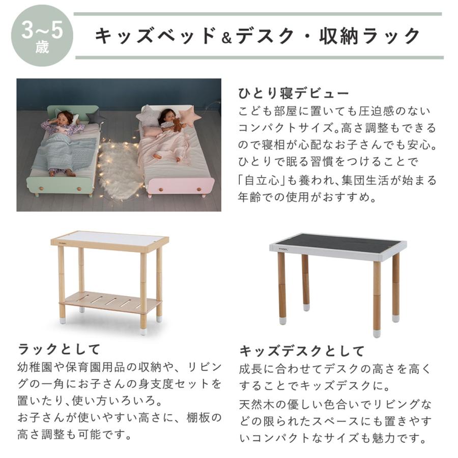 HOPPL（ホップル） ベッド セット キッズベッド 子供用ベッド キッズ