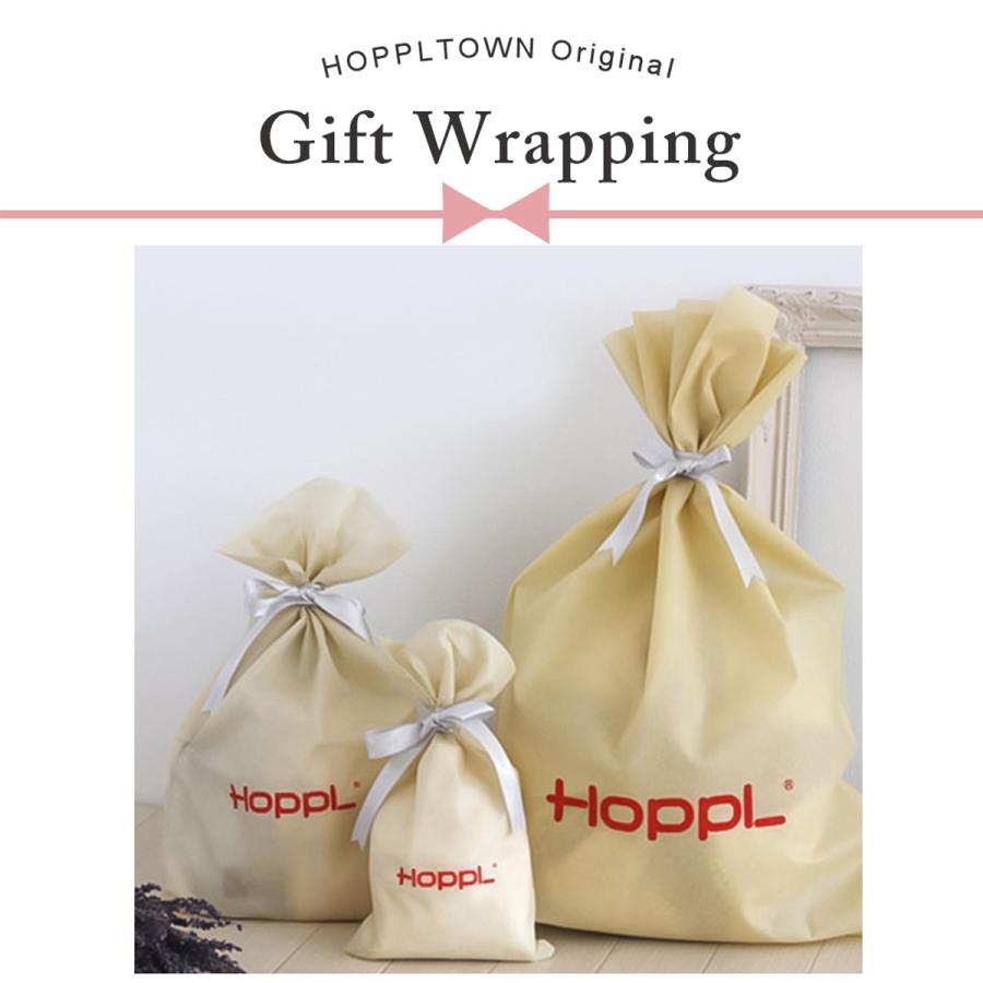 公式ストア ラッピング リボン付き＋不織布バッグ クリスマス HOPPL