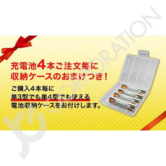 iieco 充電池 単3形 8本セット 約500回充電 2500mAh ＋ 8本対応USB充電器 ZN826E コード 05208x8-06625｜hori888｜07