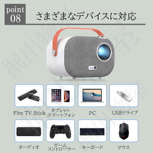 Jecos プロジェクター SUN700 天井投影 小型 家庭用 4K wifi スクリーン 超小型 天井 ラッピング対応 09312