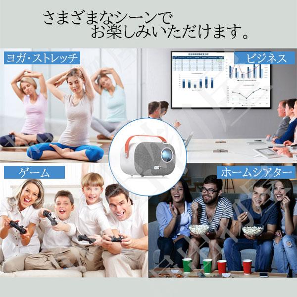 Jecos プロジェクター SUN700 天井投影 小型 家庭用 4K wifi スクリーン 超小型 天井 ラッピング対応 09312