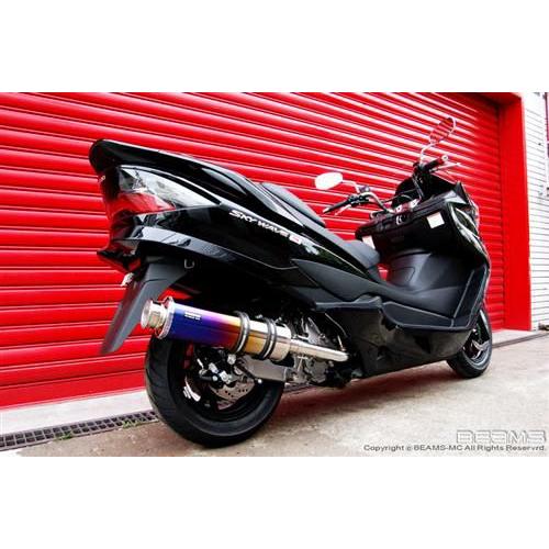 BEAMS マフラー 送料無料 ビームス スカイウェイブ250 CJ44 SS400 