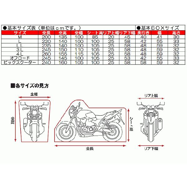 廃番 デイトナ VRX400ロードスター用 バイクカバー ボディーカバー LLサイズ 77166 BLACK COVER PREMIUM2