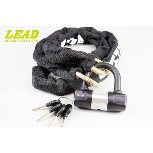 セール特価 リード工業 チェーンロック CREZZA(クレッツア)-V LC-400A 盗難防止 ロック 鍵 クレッツァ