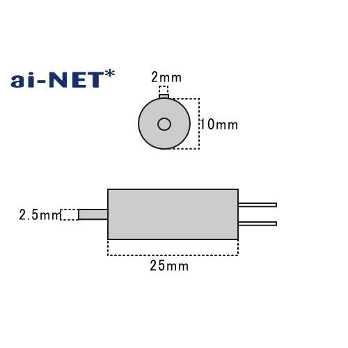 aiNET（アイネット） 6ヶ月保証付 汎用 円柱ブレーキスイッチ ストップ