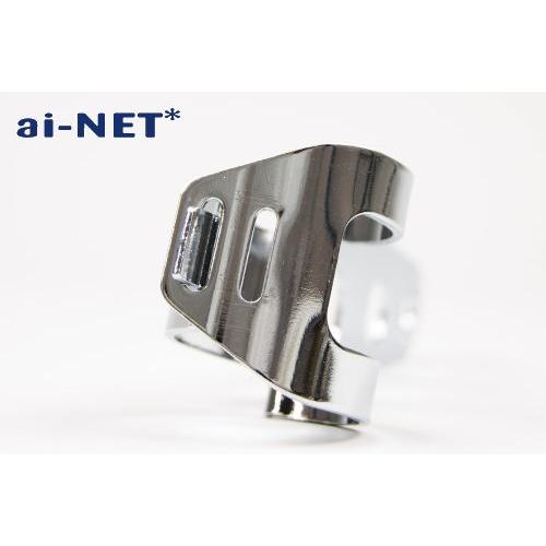 6ヶ月保証 W650ヘッドライトステー 30mm-39mm クロームメッキ aiNET