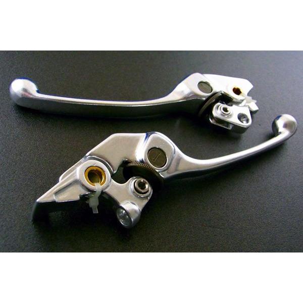 納期未定 入荷後発送 CBR1100XX ブラックバード 9700 クラッチレバー ブレーキレバー 左右セット カラー シルバー ALBA